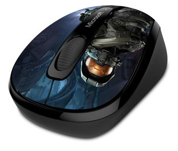 Мышь Microsoft Wireless Mobile Mouse 3500 Halo Limited Edition: The Master Chief ориентирована на поклонников серии игр Halo