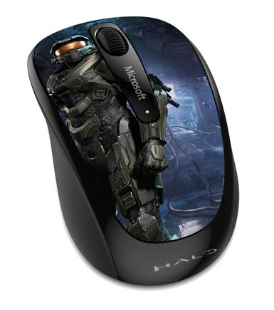 Мышь Microsoft Wireless Mobile Mouse 3500 Halo Limited Edition: The Master Chief ориентирована на поклонников серии игр Halo