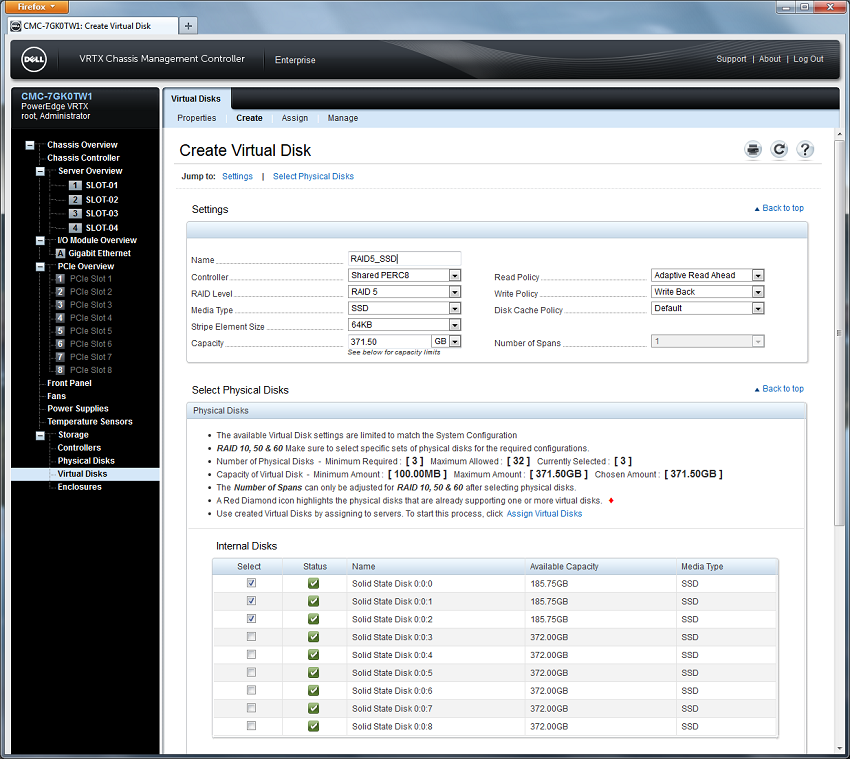 DELL POWER EDGE VRTX