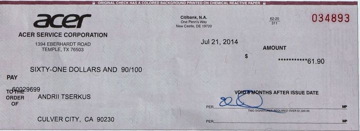 Как я вернул предустановленную на ноутбуке Windows и получил $60 обратно Как я вернул предустановленную на ноутбуке Windows и получил $60 обратно