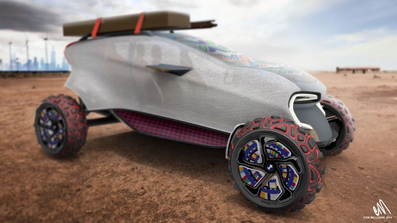 Maasaica – 3D печатный биоорганический автомобиль Maasaica – 3D печатный биоорганический автомобиль