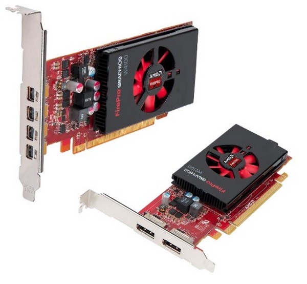 AMD FirePro W2100, FirePro W4100, FirePro W5100 и FirePro W7100