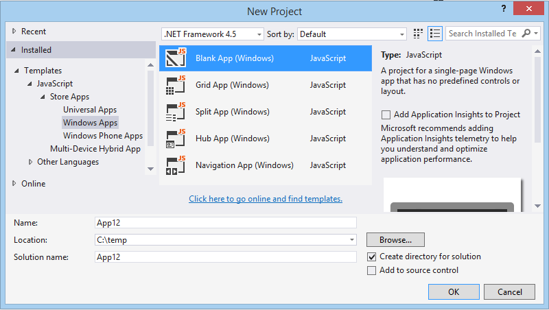 JavaScript Dynamic Content shim для Windows JavaScript Apps