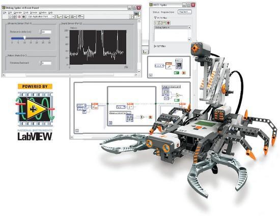 Расширение возможностей стандартных робототехнических конструкторов с использованием LabView
