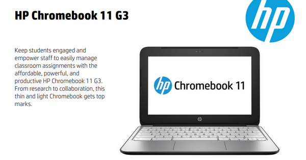 HP Chromebook 11 G3