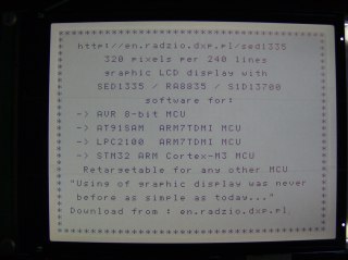 Об использование sed1335 в микроконтроллерах stm32f103 Об использование sed1335 в микроконтроллерах stm32f103