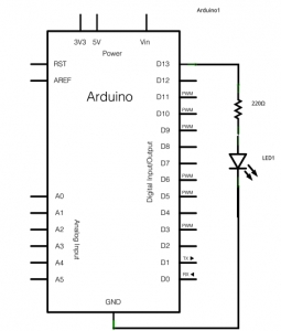 Подключение светодиода к Arduino