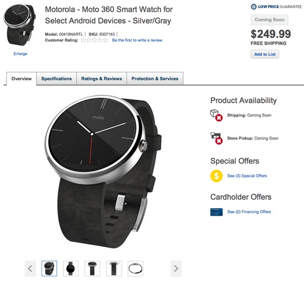 Moto 360 Best Buy