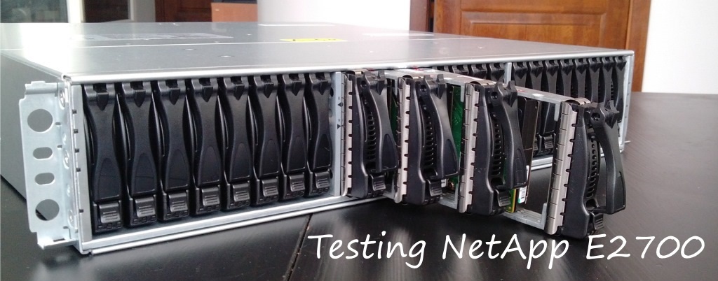 Testing NetApp E2700