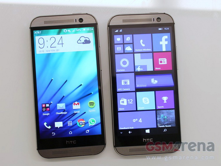 HTC One M8 с WP 8.1 расходует батарею экономнее Android версии