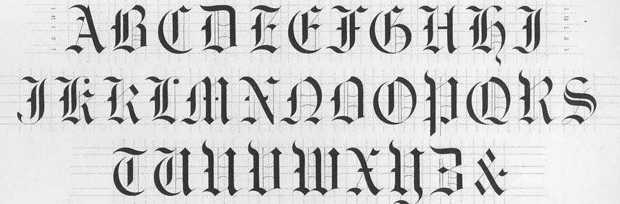 Немного о рукописных шрифтах Немного о рукописных шрифтах