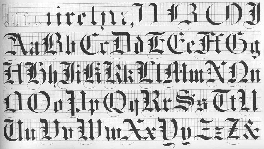 Немного о рукописных шрифтах Немного о рукописных шрифтах