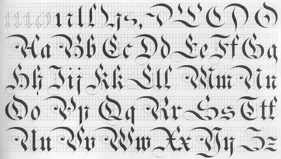 Немного о рукописных шрифтах
