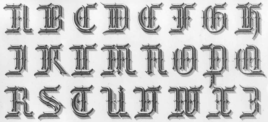 Немного о рукописных шрифтах Немного о рукописных шрифтах