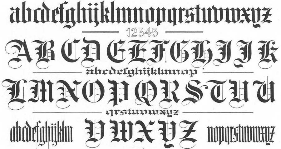 Немного о рукописных шрифтах Немного о рукописных шрифтах