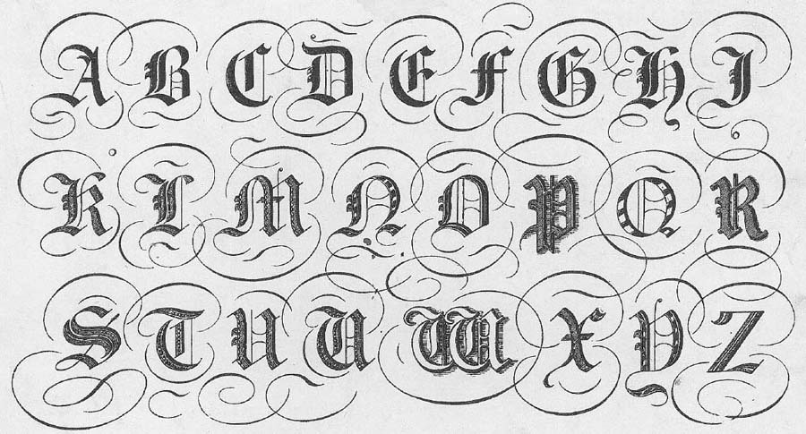 Немного о рукописных шрифтах Немного о рукописных шрифтах