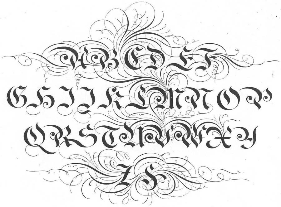 Немного о рукописных шрифтах Немного о рукописных шрифтах