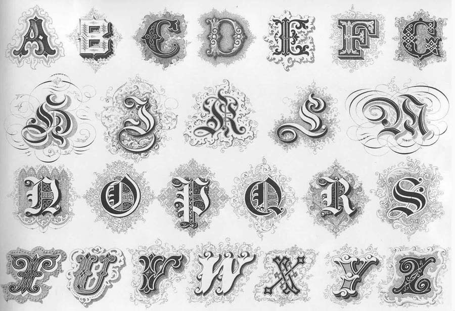 Немного о рукописных шрифтах Немного о рукописных шрифтах