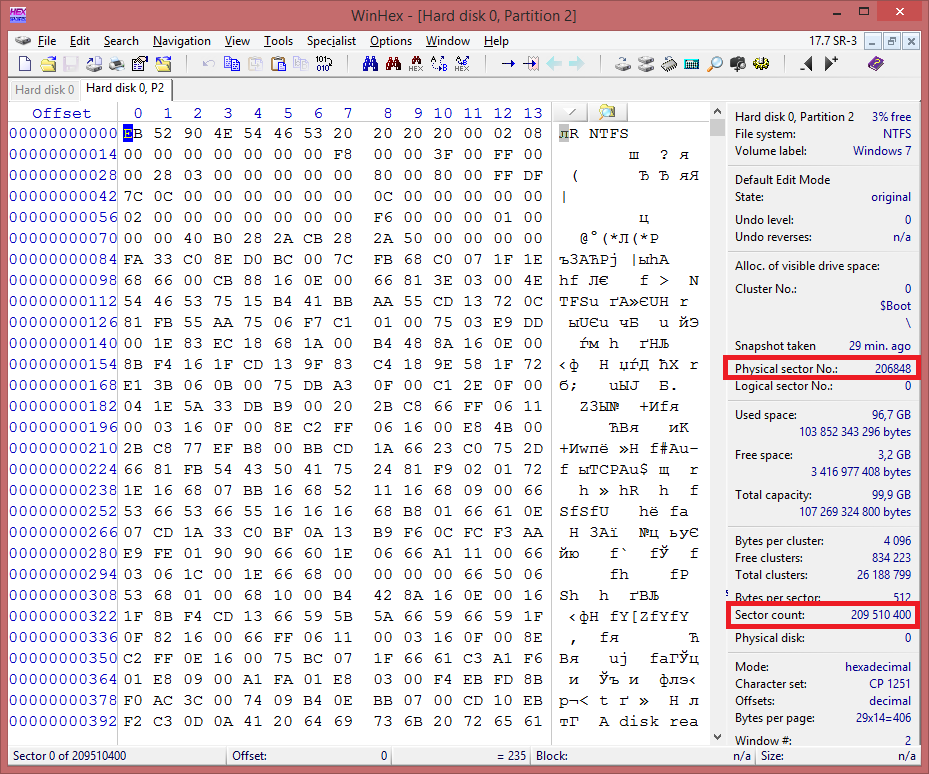 Восстановление удалённого раздела TrueCrypt