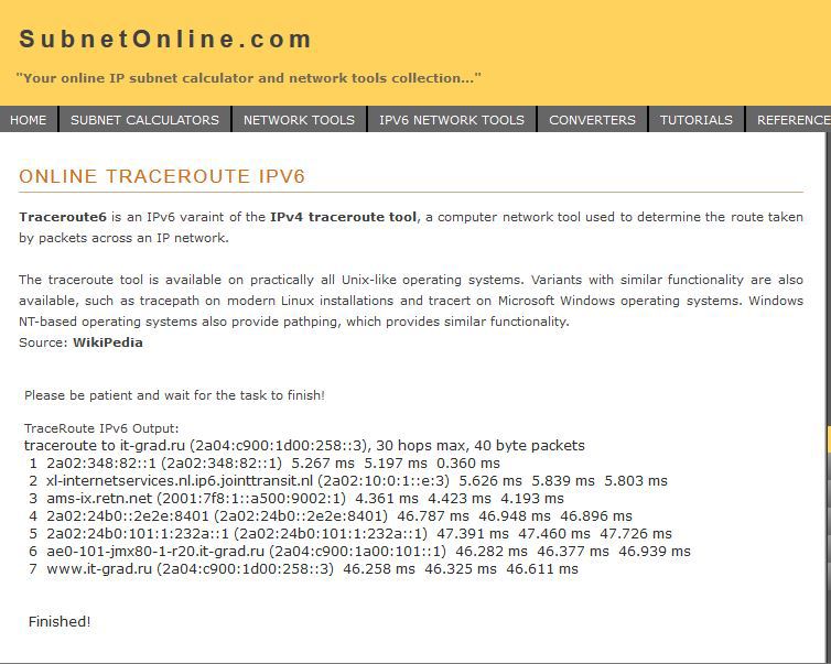 Traceroute