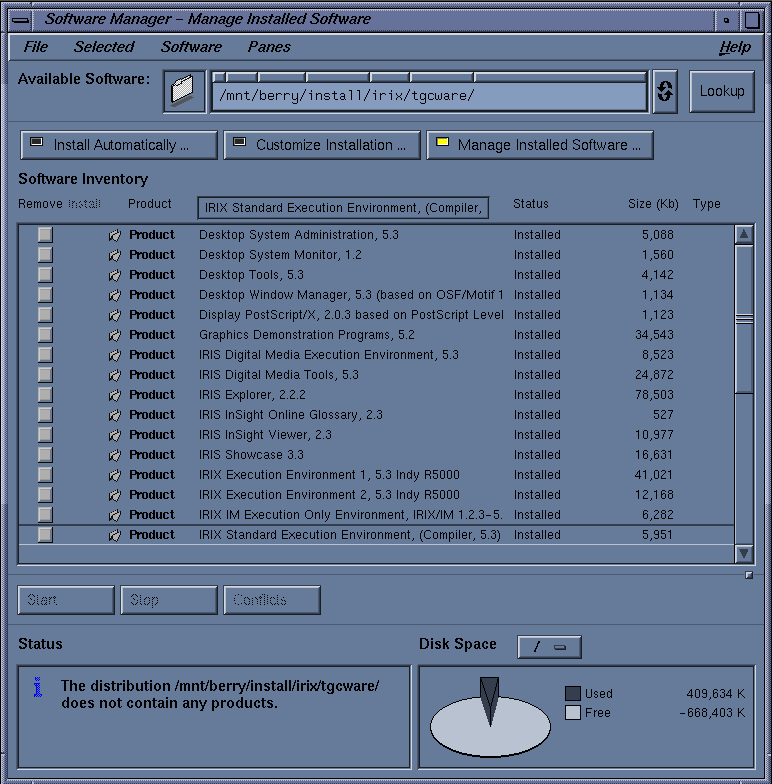 Раритетная графическая станция SGI Indy. 20 лет спустя. Часть третья. IRIX для пользователя Писпетчер пакетов