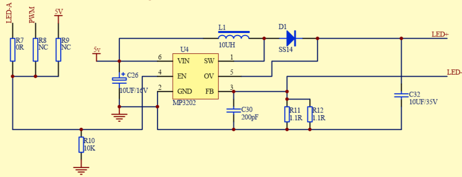 Управление яркостью подсветки 7 ми дюймового TFT LCD