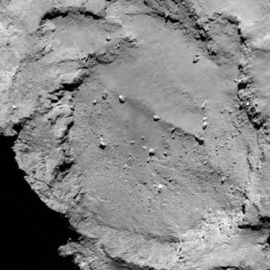 В ESA выбрали пять потенциальных площадок на комете Чурюмова Герасименко для высадки зонда Philae Rosetta