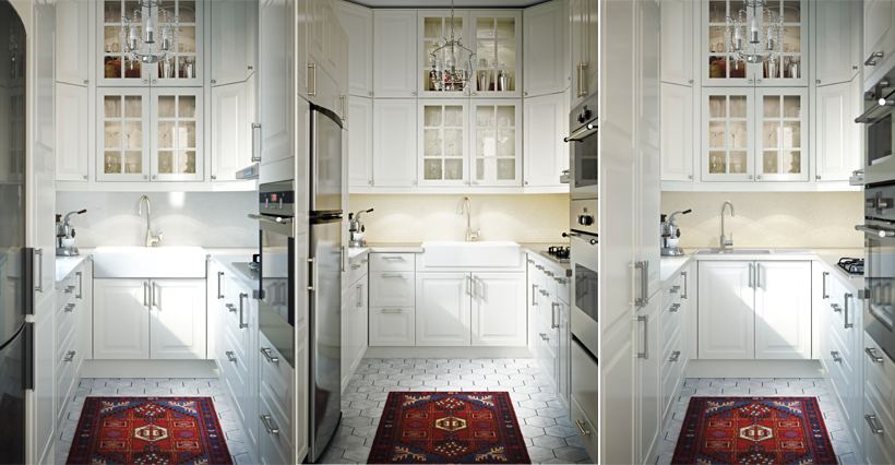 Рендеринг 3D иллюстраций для IKEA Рендеринг 3D иллюстраций для IKEA