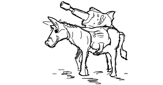 Каким оружием могли бы быть разные языки программирования donkeylaser.png