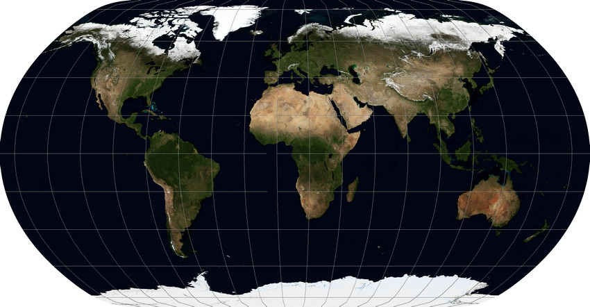 Проекция Natural Earth