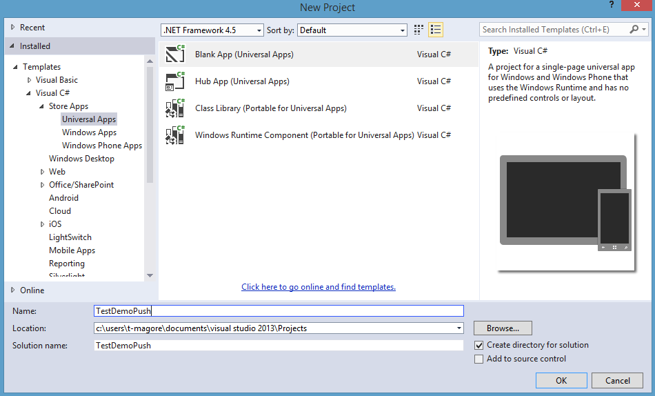 Работаем с уведомлениями в Windows Phone 8.1