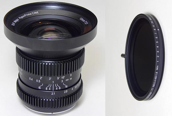 Продажи SLR Magic 10mm T2.1 HyperPrime Cine и SLR Magic 77mm ND 0.4-1.8 ND начнутся в октябре