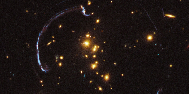 Реалистичное гравитационное линзование на Unity image