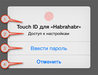 Встраиваем Touch ID в iOS приложение