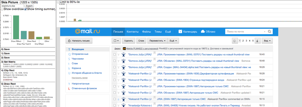 Анализ рендеринга через Skia Debugger: как можно найти самые дорогие для отрисовки элементы