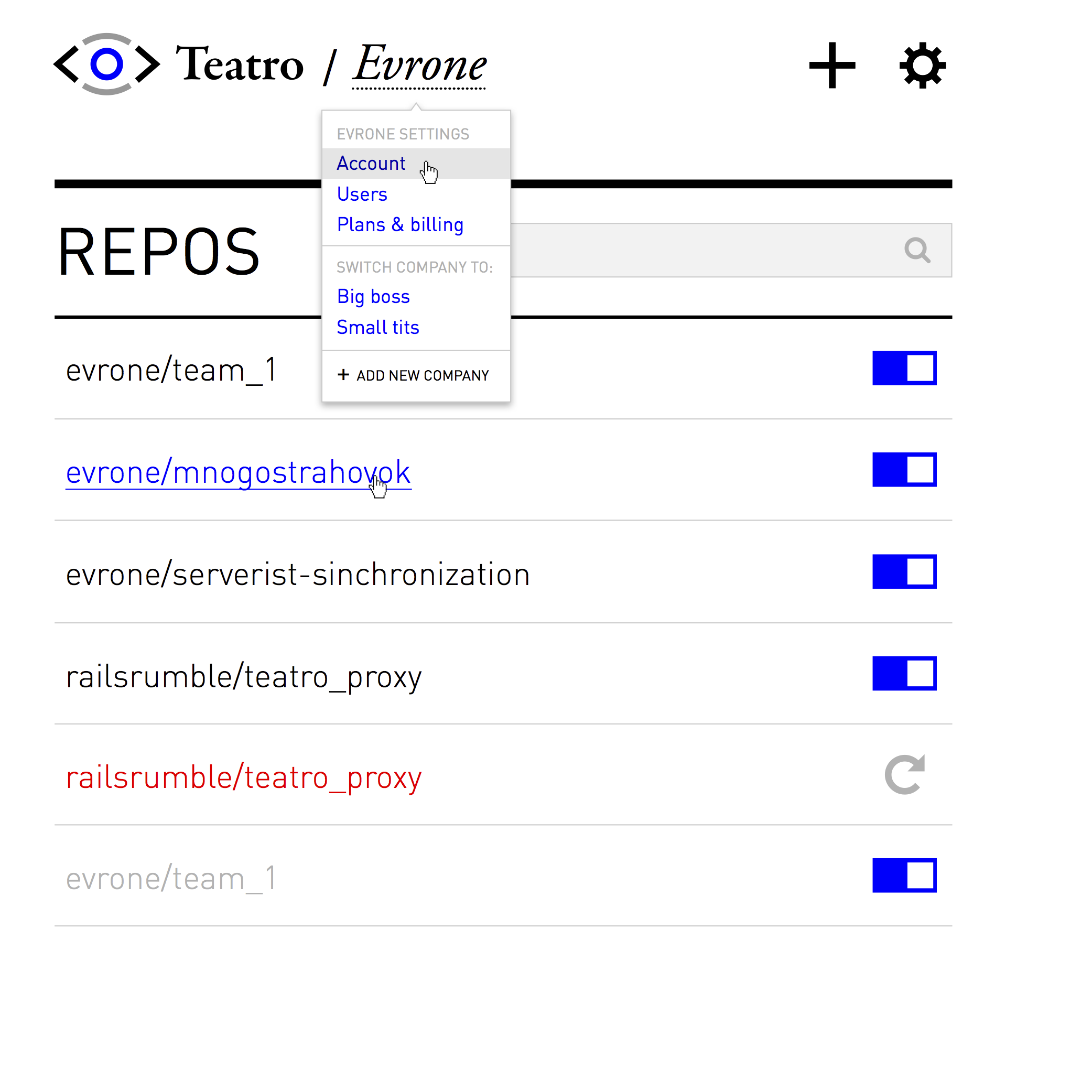 Teatro.io – облачный сервис для демонстрации результатов веб разработки в один клик image