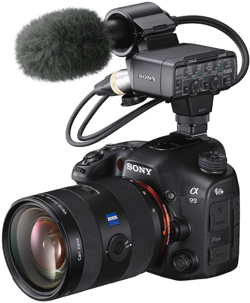 Набор для записи звукового сопровождения при видеосъемке XLR-K2M XLR, в состав которого входит микрофон ECM-XM1