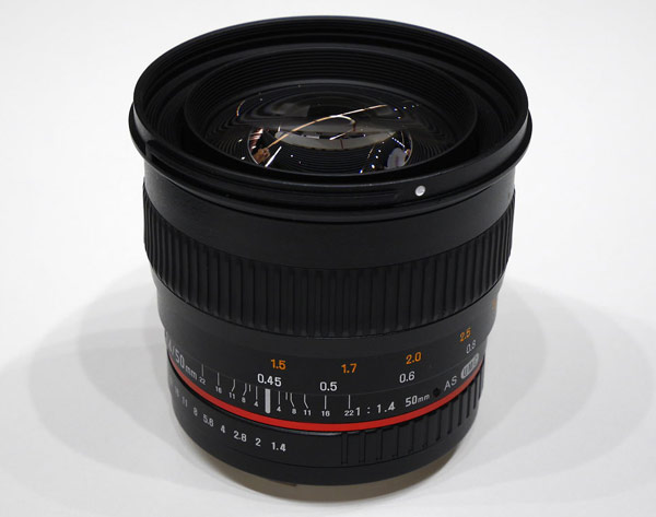 Объектив Samyang 50mm f/1.4 AS UMC будет стоить около $500