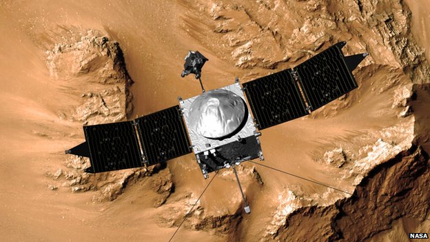 Космический аппарат Maven успешно прибыл на орбиту Марса