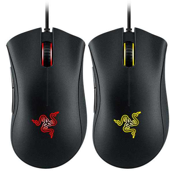 Мышь Razer DeathAdder Chroma оснащена пятью программируемыми кнопками 