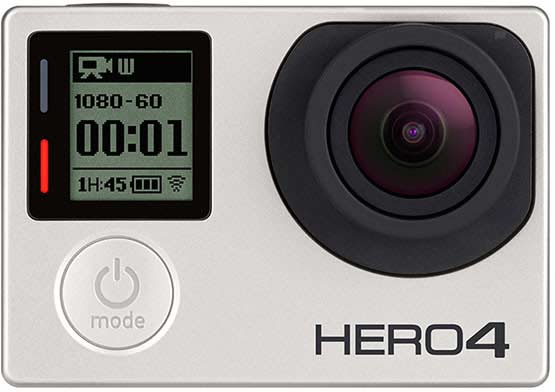 Камера GoPro Hero 4 Silver будет оснащена сенсорным экраном