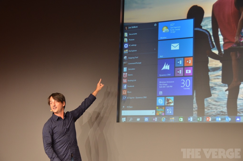 Microsoft представила Windows 10 (уговаривает корпоратов не разбегаться) Microsoft представила Windows 10 (уговаривает корпоратов не разбегаться)