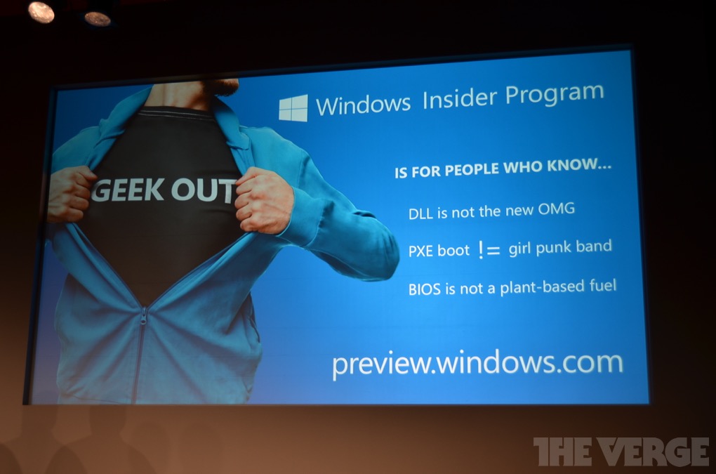 Microsoft представила Windows 10 (уговаривает корпоратов не разбегаться)
