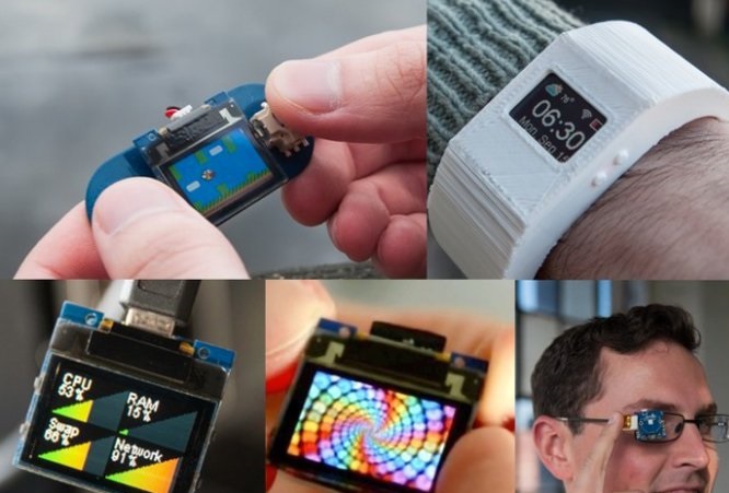 TinyScreen + TinyDuino — легкий способ создать умные часы или умные очки своими руками