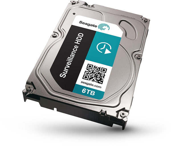 Емкость жестких дисков Seagate Surveillance HDD достигает 6 ТБ