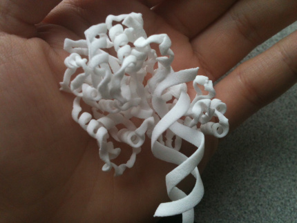 3D печать моделей молекул белка