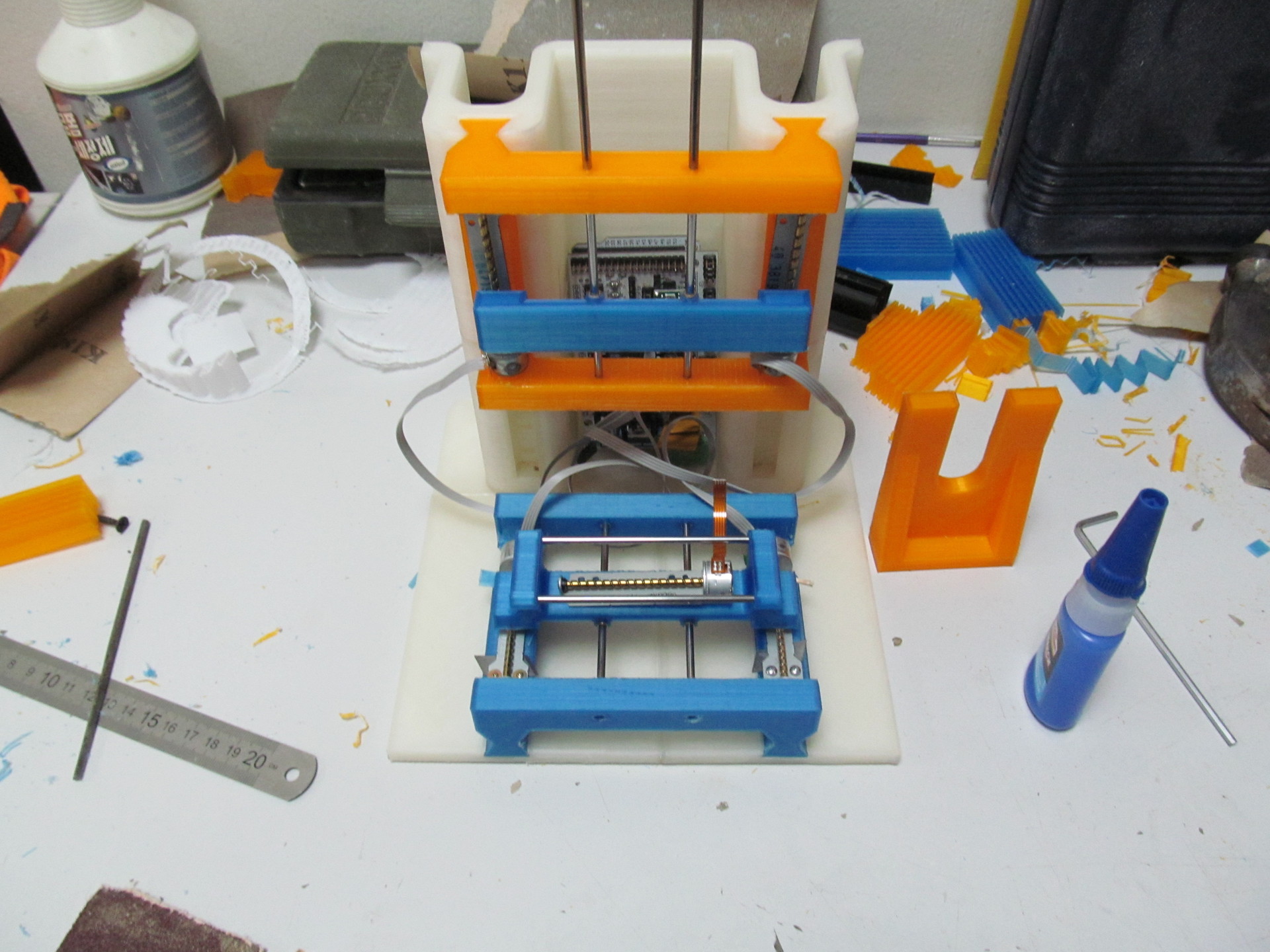 RAR Print — самодельный 3D принтер из CD romов