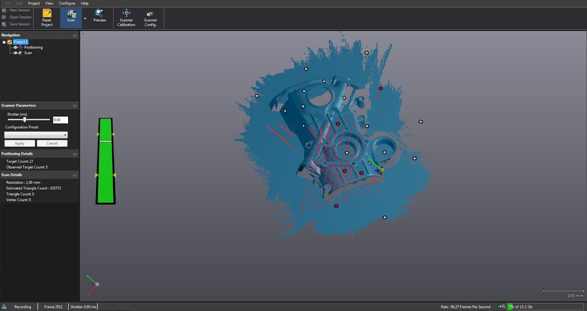 Профессиональные ручные 3d сканеры