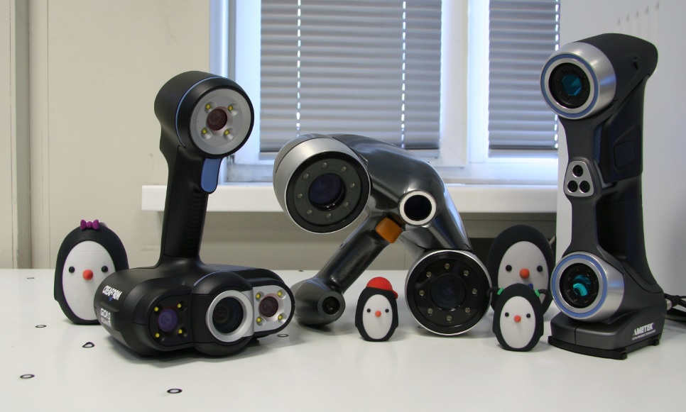 Профессиональные ручные 3d сканеры