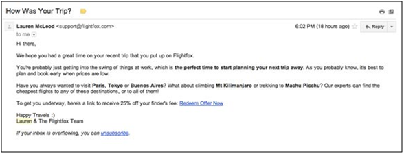 Как удержать клиента: 5 шикарных примеров из емейл маркетинга Как удержать клиента: 5 шикарных примеров из емейл маркетинга